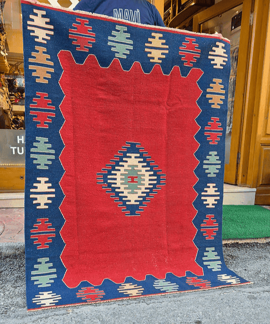 Kilim Couture New York designer Turkish kilim, authentic flatweave rug, minimalist rug for Scandinavian or Japandi interiors