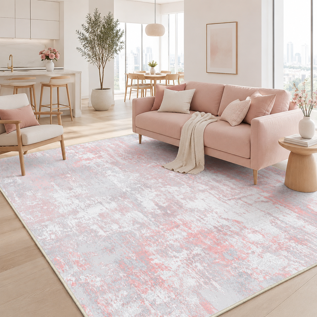 The Petal – Modern Abstract Area Rug & Runner