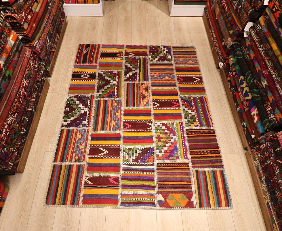 Timeless Handmade Turkish Designer Rug with Heritage-Inspired Colors and Patterns