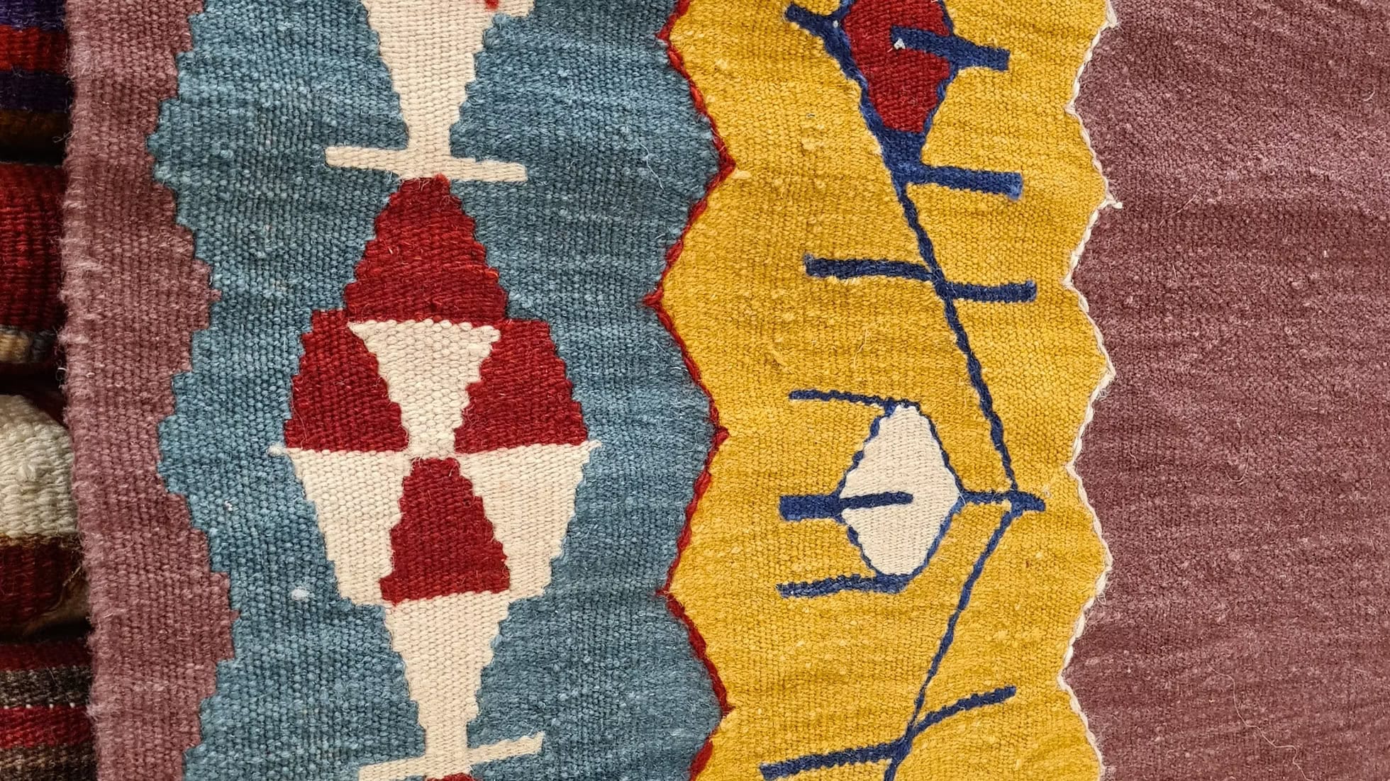 Elegant Turkish Oushak Kilim featuring muted tones