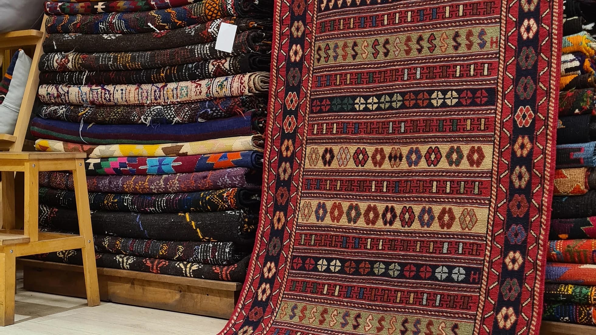 Vintage Persian Handwoven Runner Rug in Oriental Style from 2000s