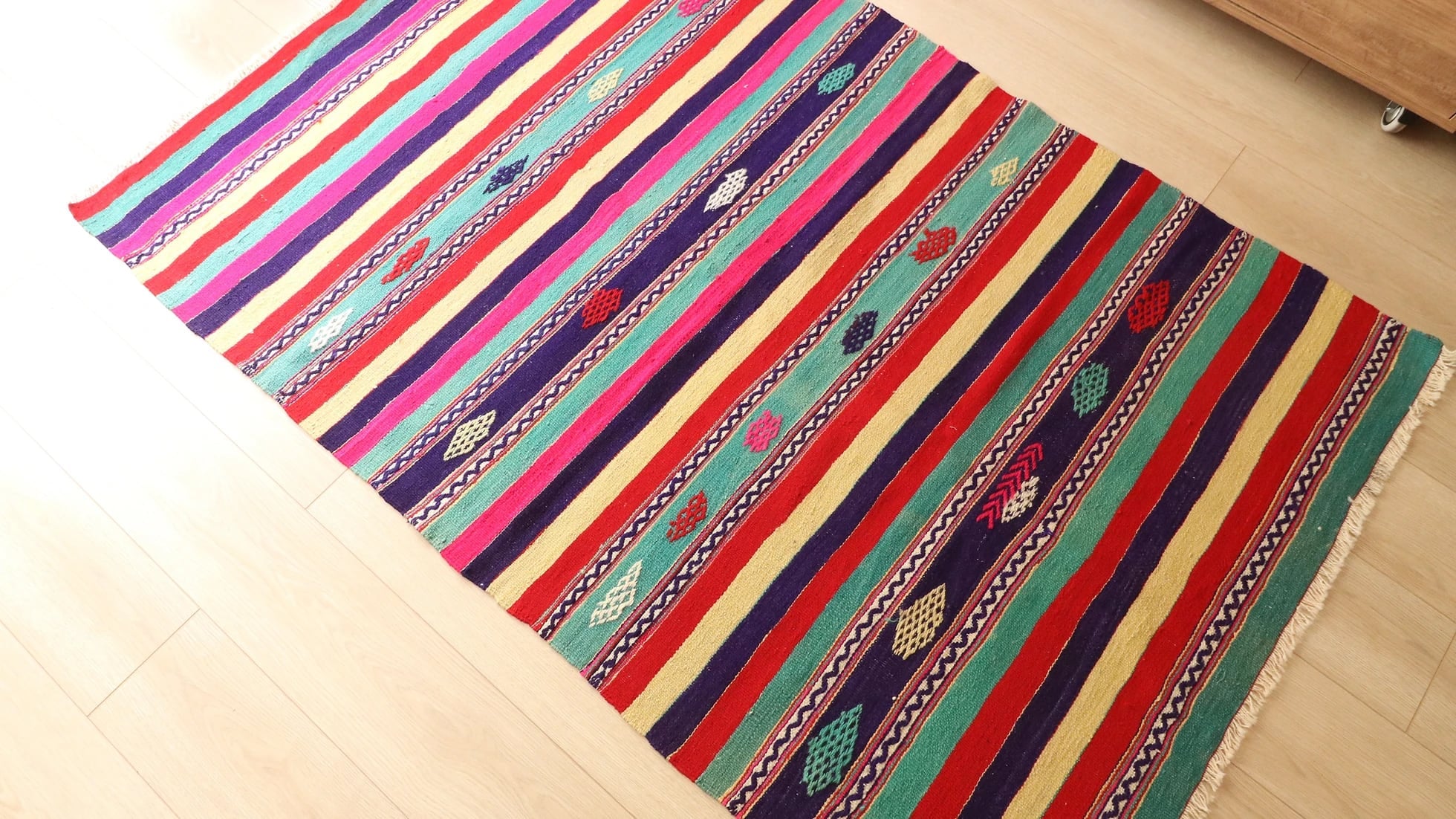 contemporary style Turkish kilim rug