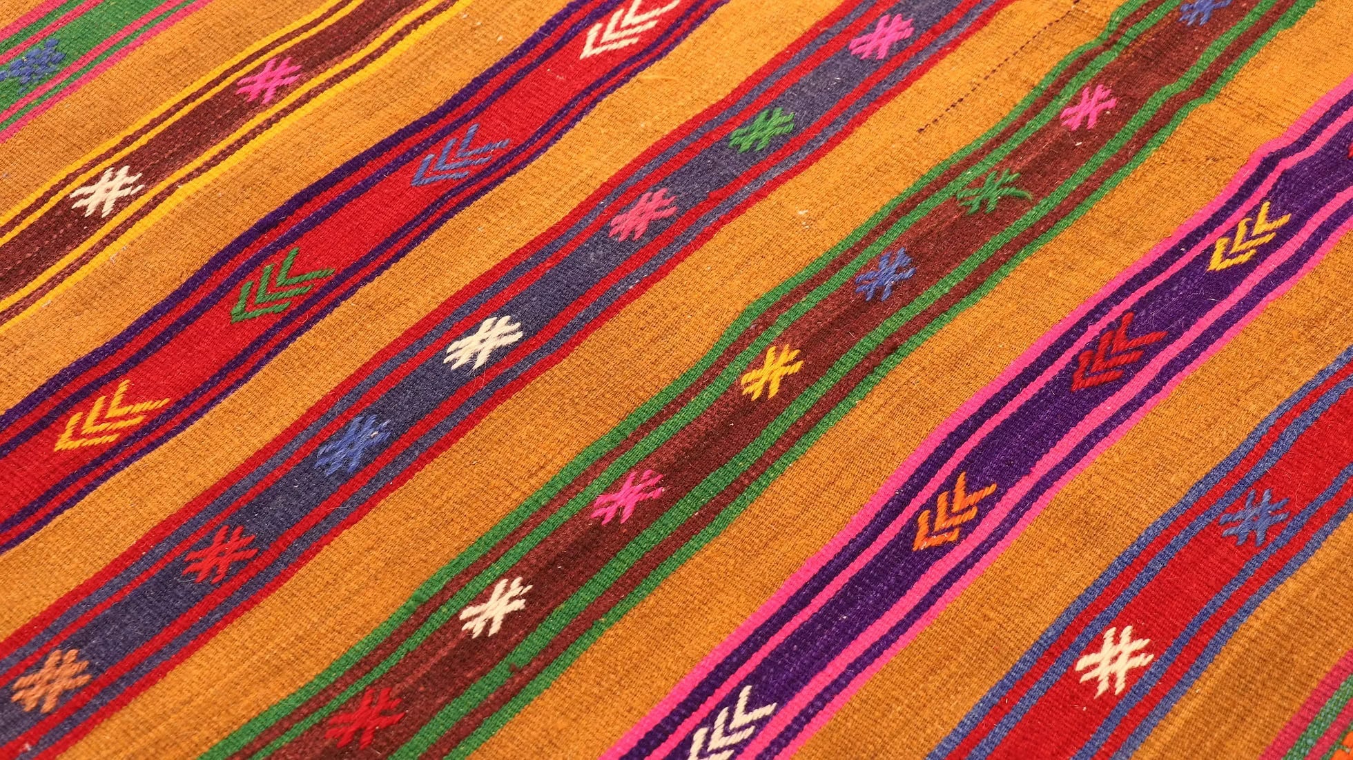wool kilim rug by Kilim Couture New York rug showroom