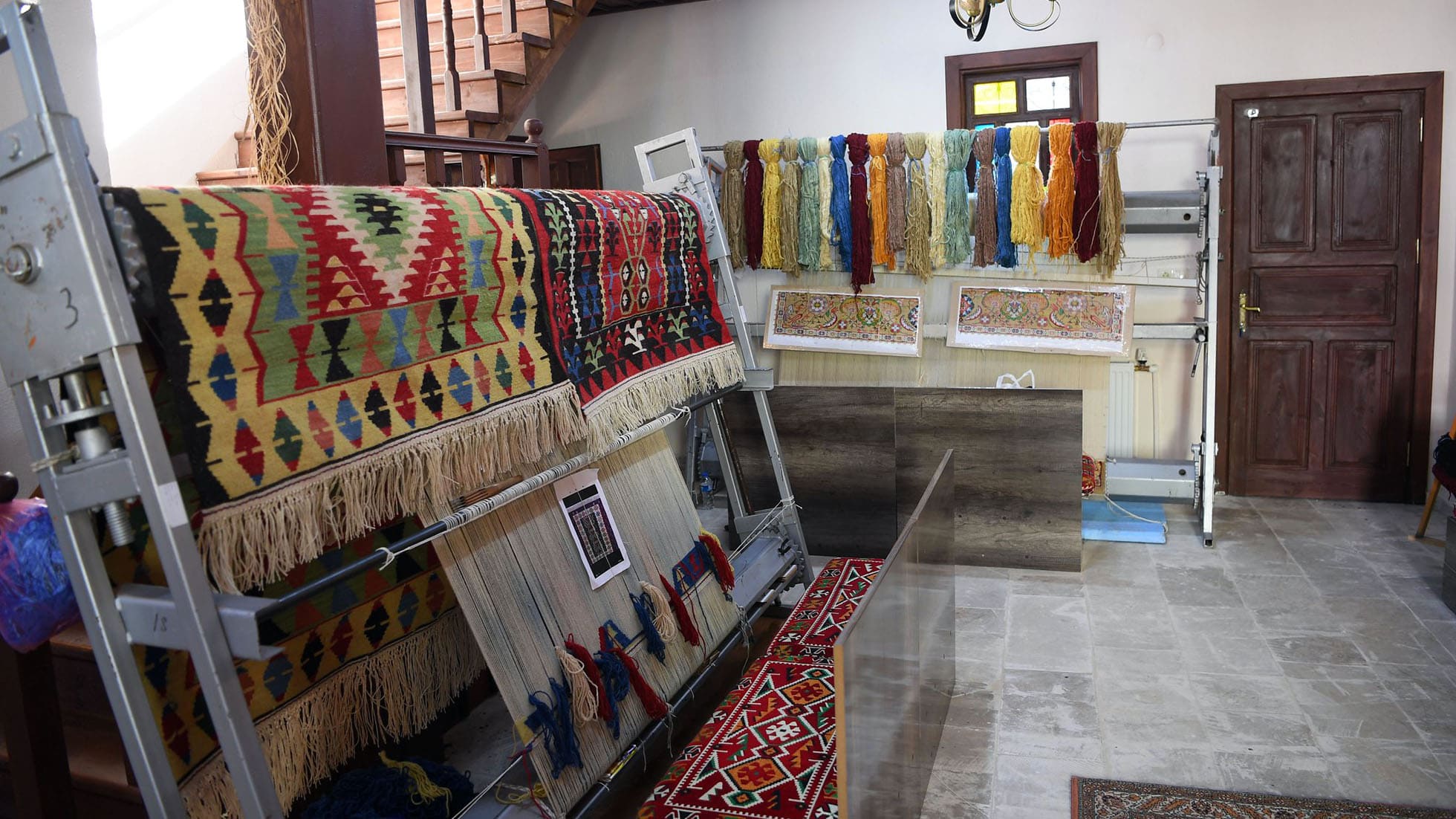 Usak museum of Ushak carpet and Ushak kilim in Turkey