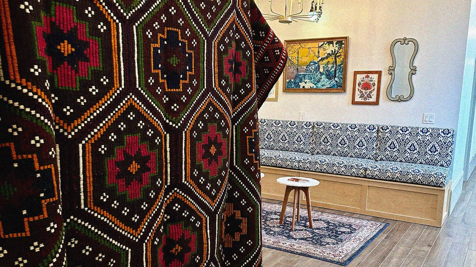 Kilim Couture New York's precious antique and vintage Turkish rugs are being showcased at the American Association of Crimean Turks' event