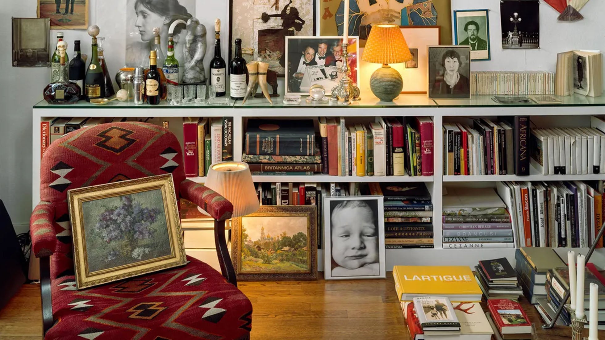 Richard Avedon's gorgeous NYC apartment showcasing beautiful and magnificent Turkish kilim rugs and kilim furniture