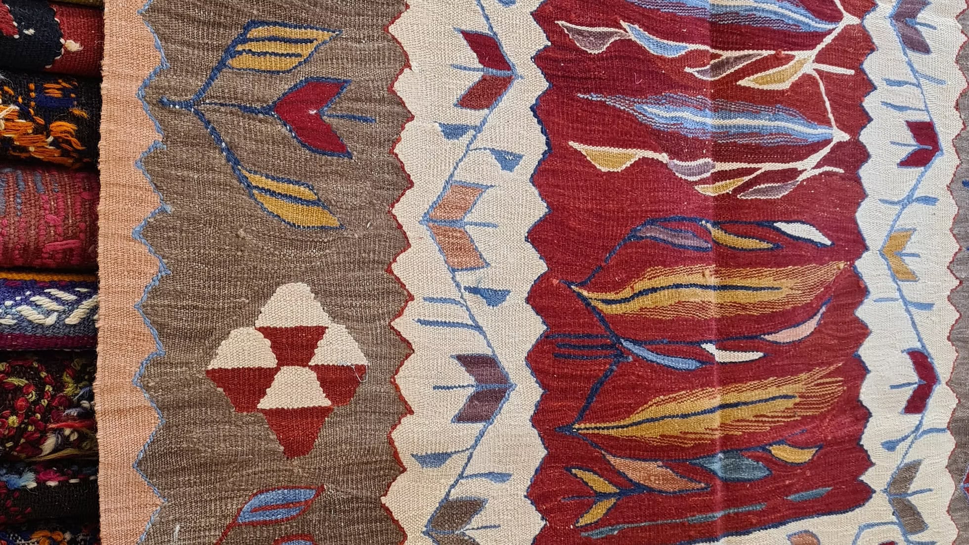 4x5 medium sized Turkish area rug by Kilim Couture New York Rug Store