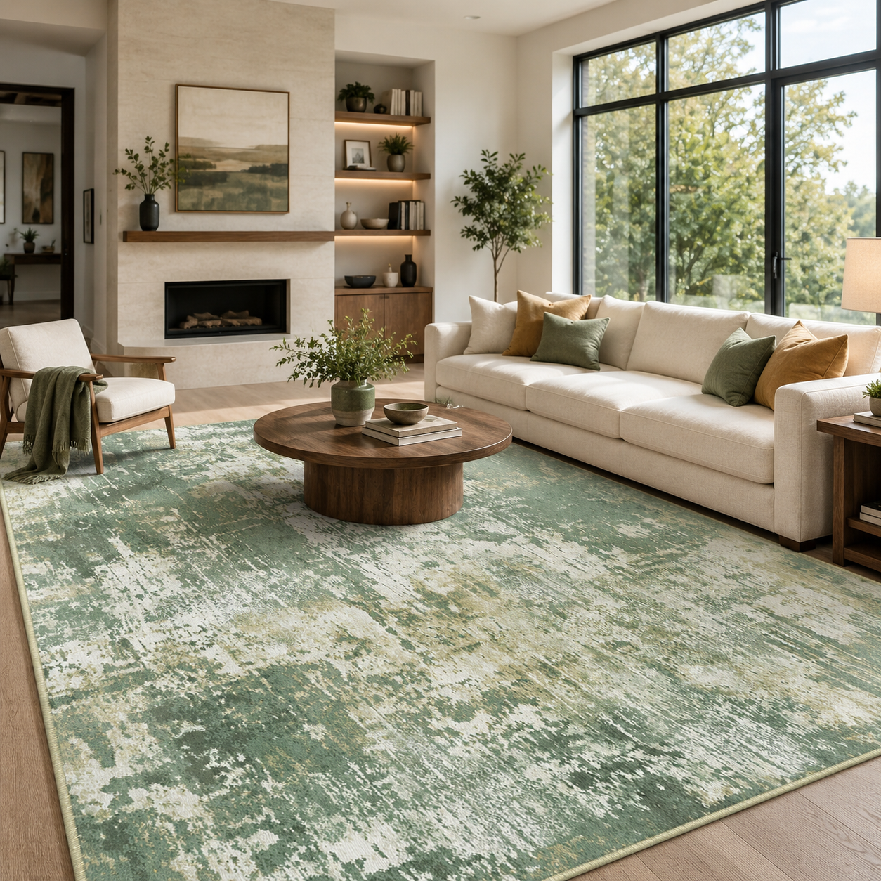 The Sage – Modern Abstract Area Rug & Runner