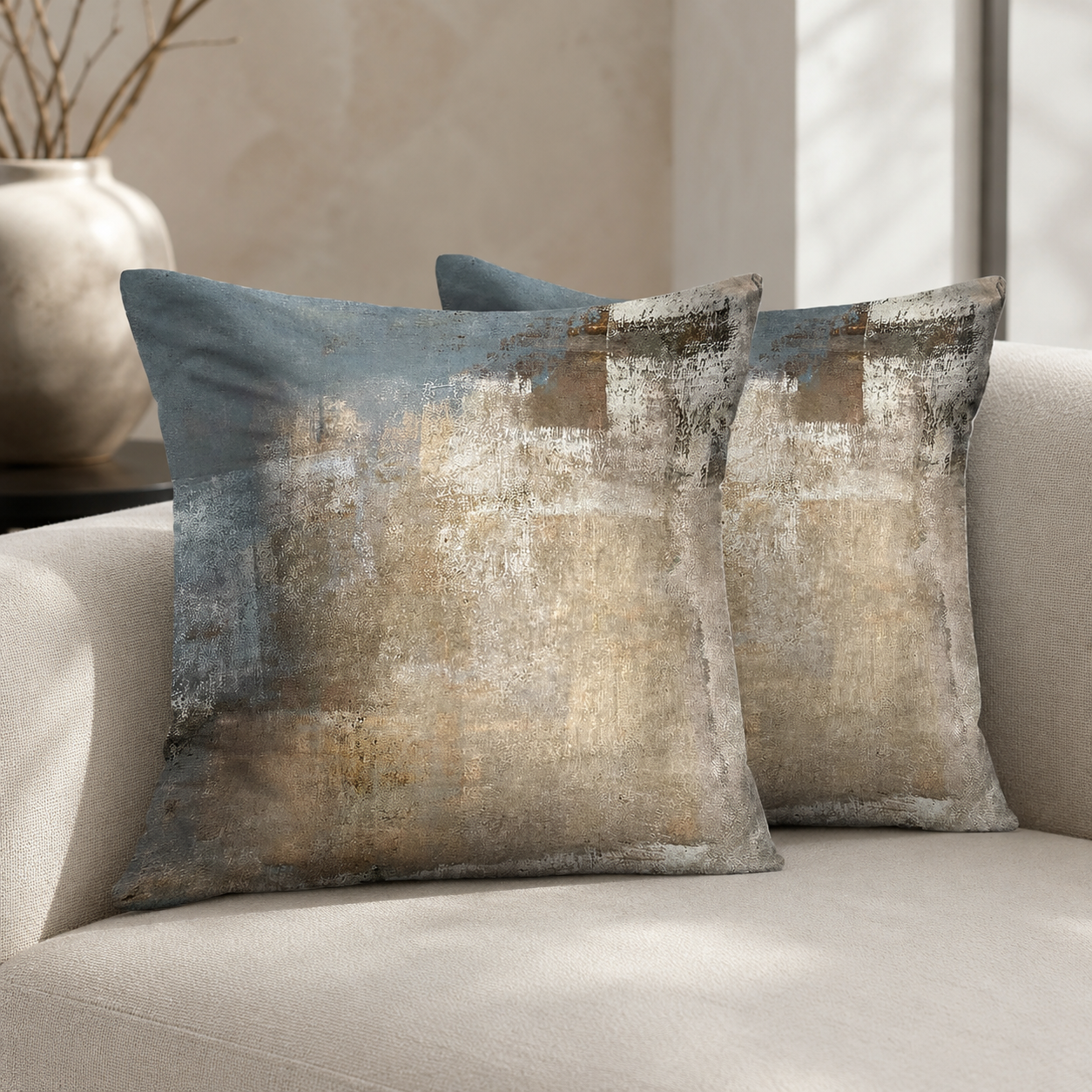 The Atelier – Modern Abstract Decorative Pillow Pair