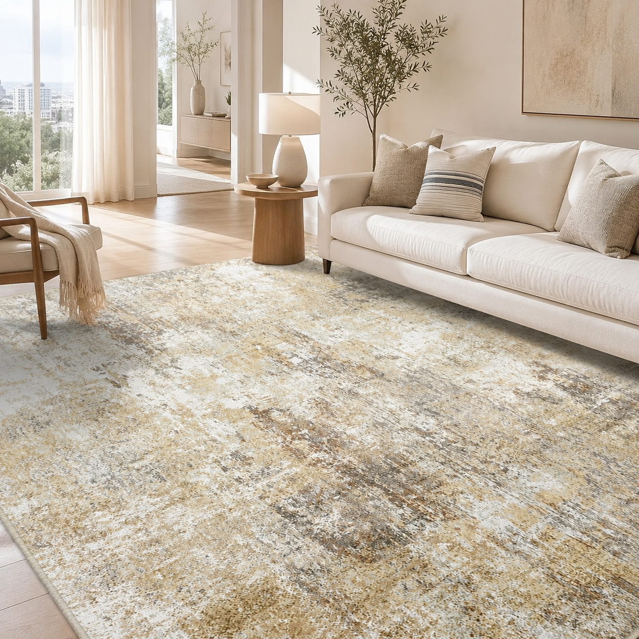 The Dune – Modern Abstract Area Rug & Runner