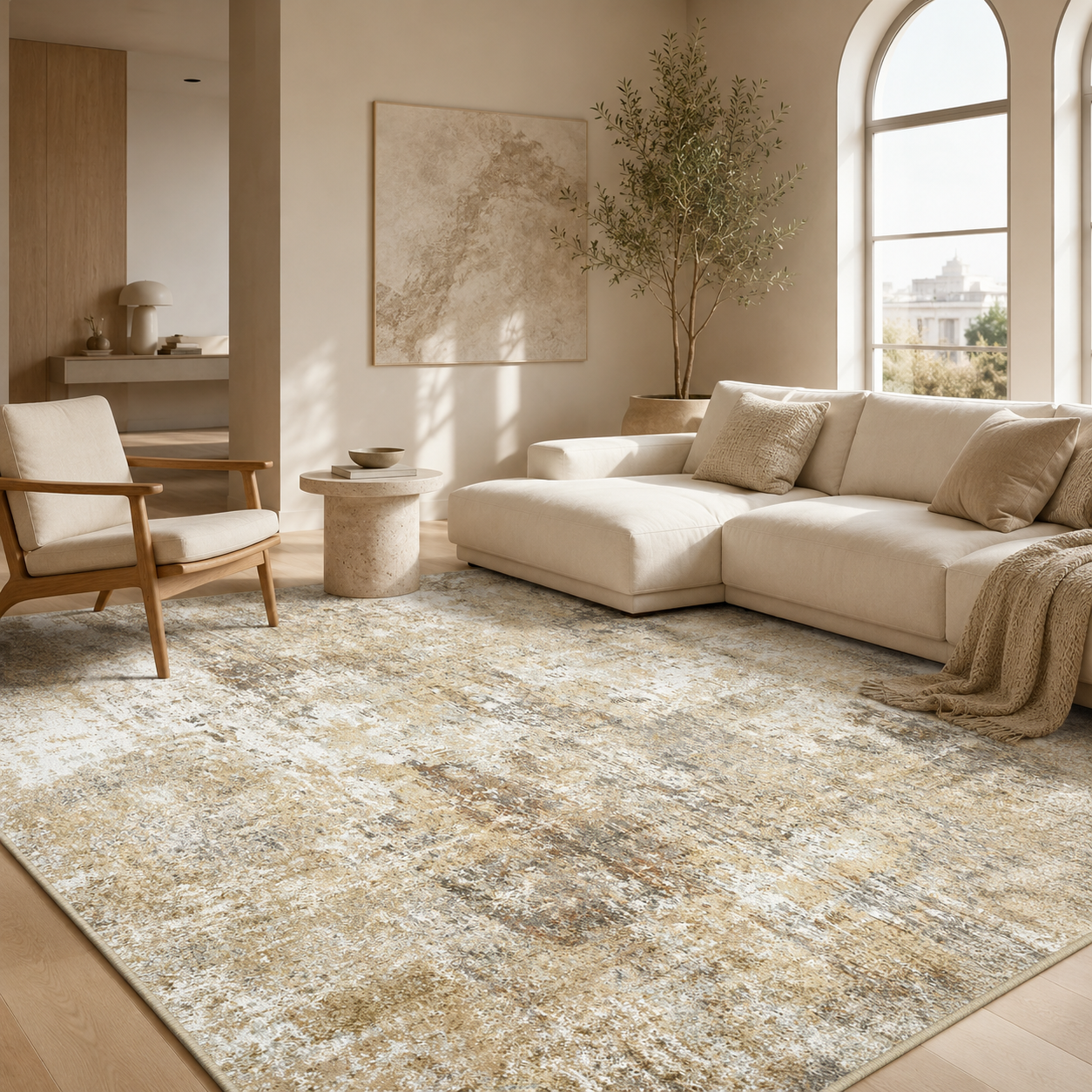 The Dune – Modern Abstract Area Rug & Runner