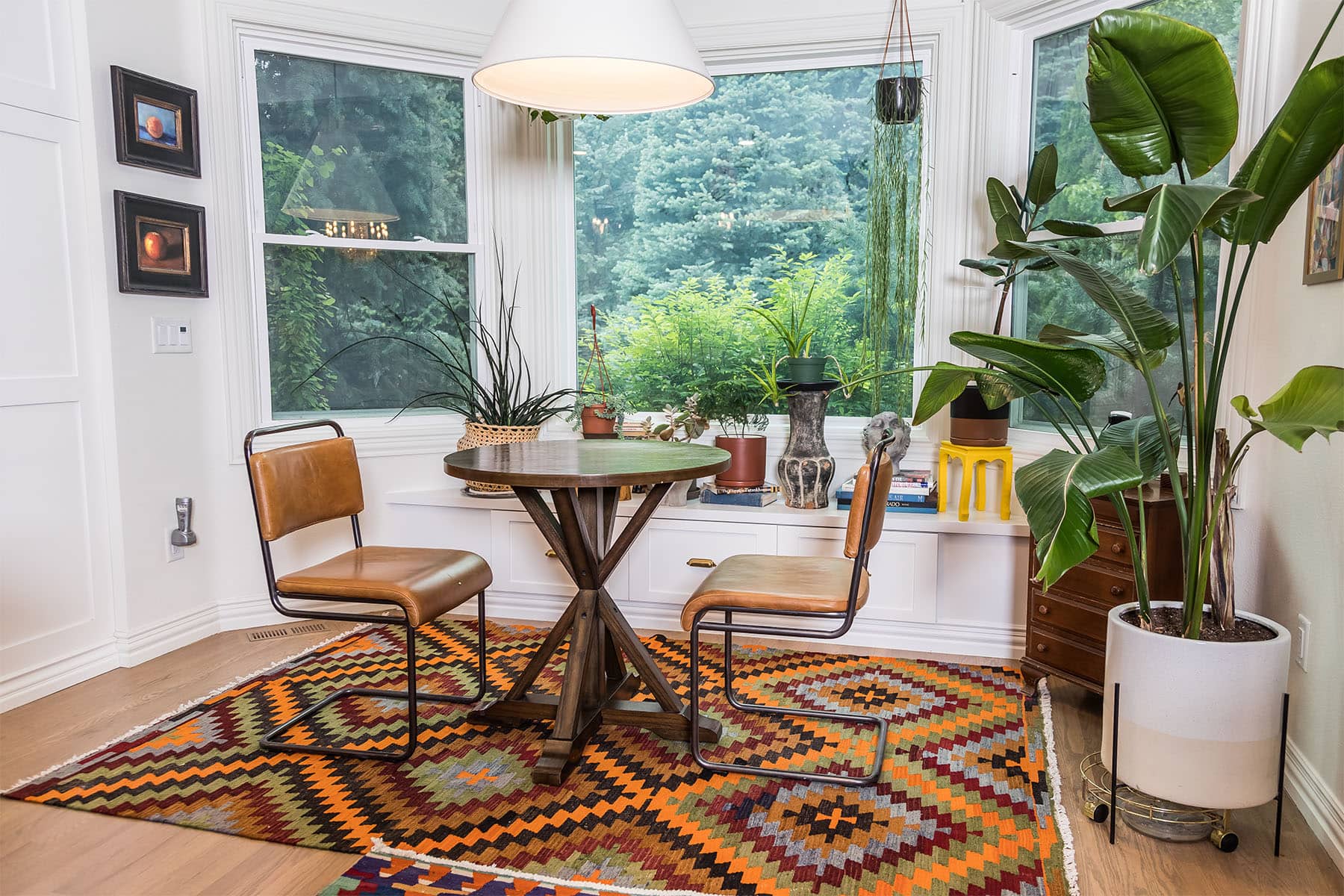 Kilim Couture New York rugs featured in a collector's home in Denver, Colorado