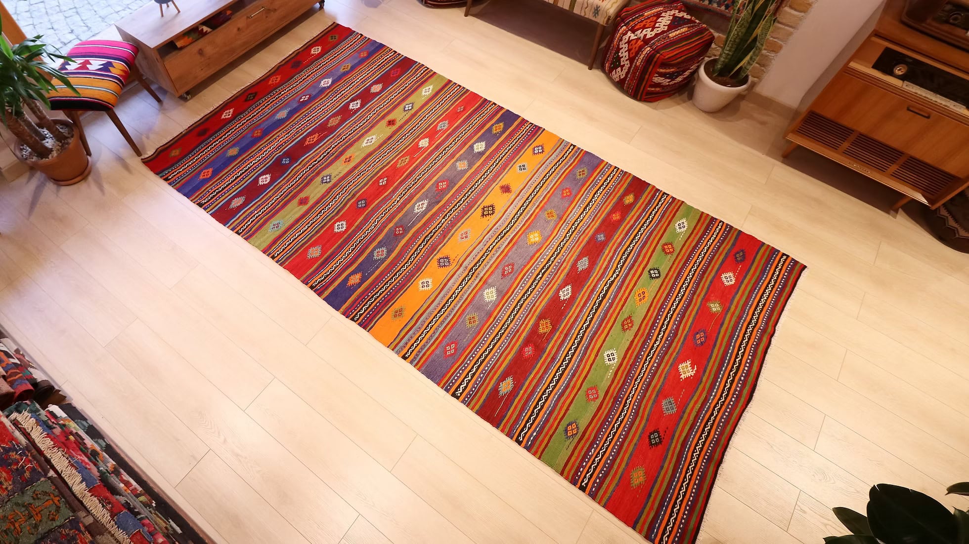 Kilim Couture Rustic Runner Rug